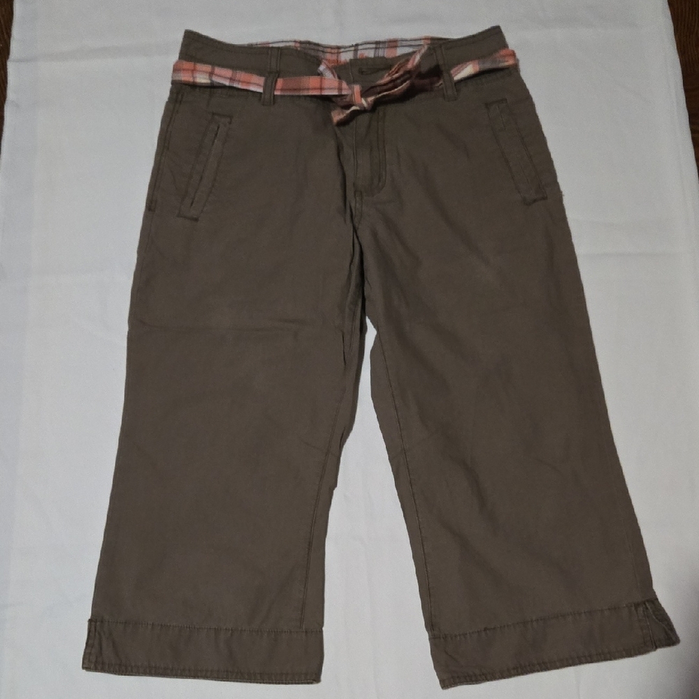 So Wear It Declare It Brown Casual Shorts Womens Size 14.